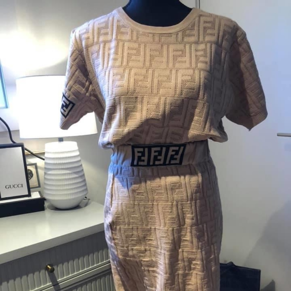 Fendi sweater and skirt set